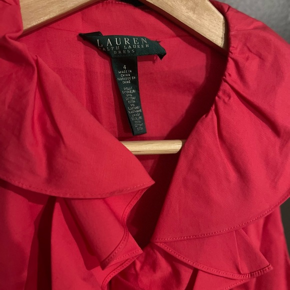 Ralph Lauren Ruffle Shift Dress - Picture 2 of 4